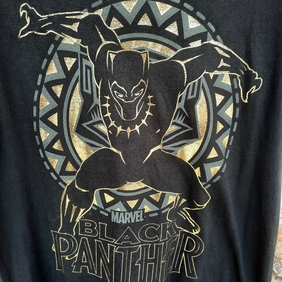 Marvel Black Panther Short Sleeve Graphic Tee Size Medium - Picture 2 of 3